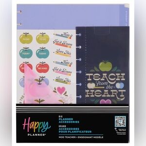 Happy planner - Mod TEACHER, PARENT & STUDENT INFO - BIG ACCESSORY PACK 42 PCS